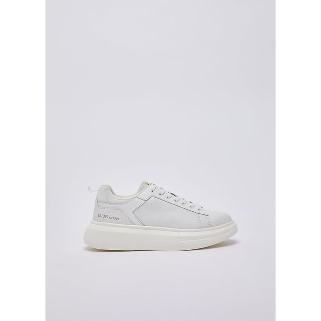 Sneakers plateforme en crackle - LIU JO
