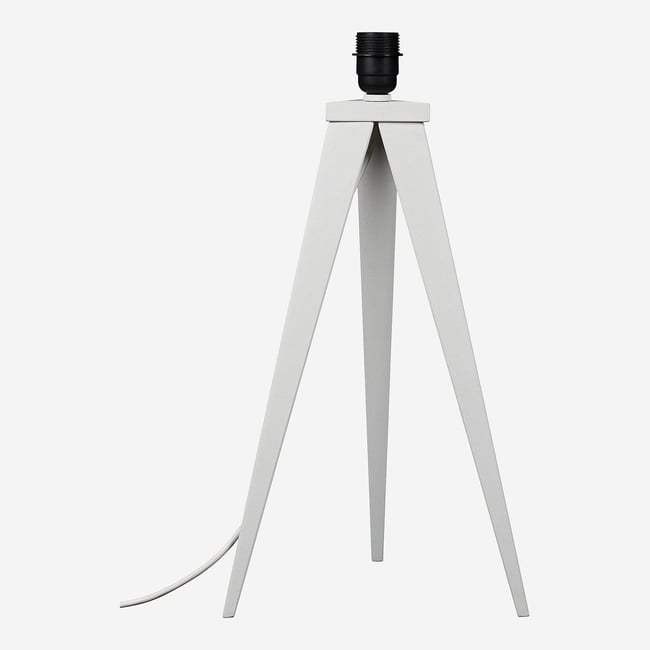 Pied de lampe en métal YVES Couleur blanc <span itemprop=