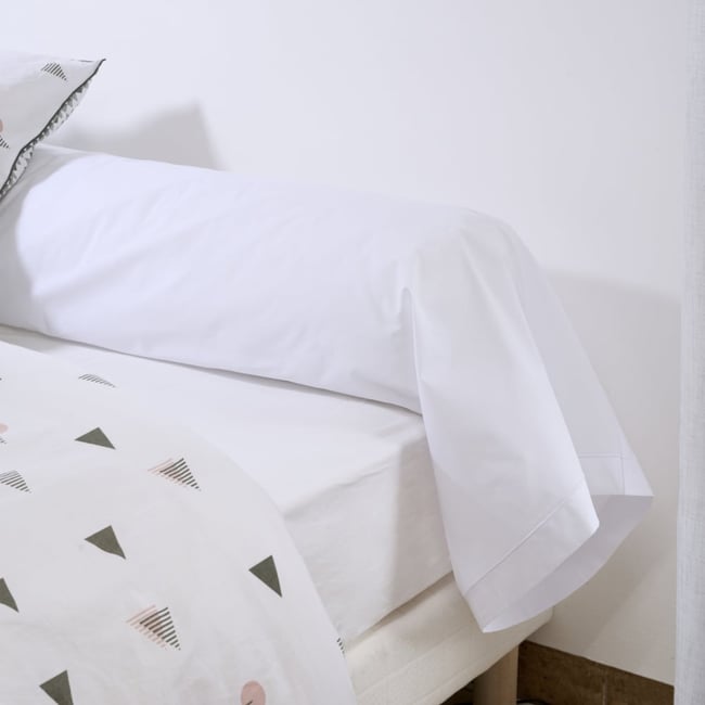 Traversin Moelleux 140cm Bleu Câlin Home Collection - Confort 2 Personnes, Garnissage Polyester, Fabrication Française