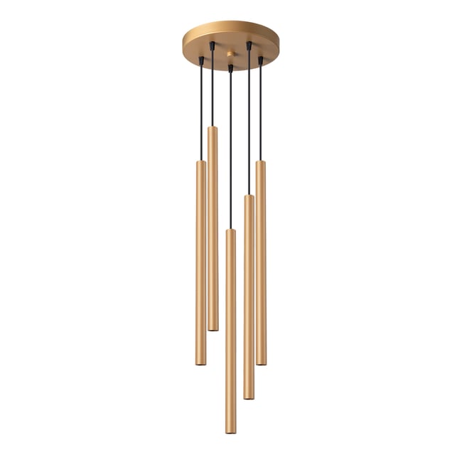 Suspension Acier Doré G9 5 Pastelo Couleur jaune <span itemprop=