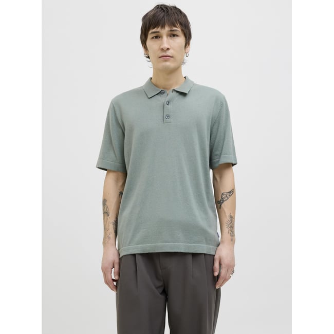 Polo Tricoté iceberg green <span itemprop=