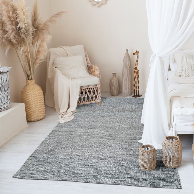 Tapis tressé en jute - THE DECO FACTORY