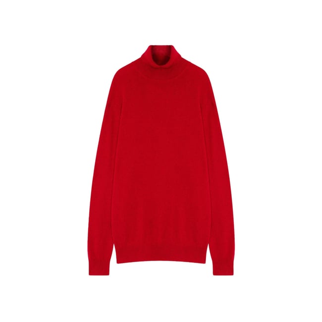 Pull Col Roulé Rouge Connor rouge <span itemprop=