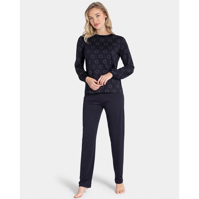 Haruki Cotton Mix Pyjamas print/black IMPETUS
