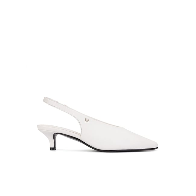 Chaussures à talon cuir Adda crudo <span itemprop=