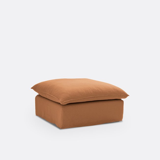 Pouf lin froissé, Odna - LA REDOUTE INTERIEURS