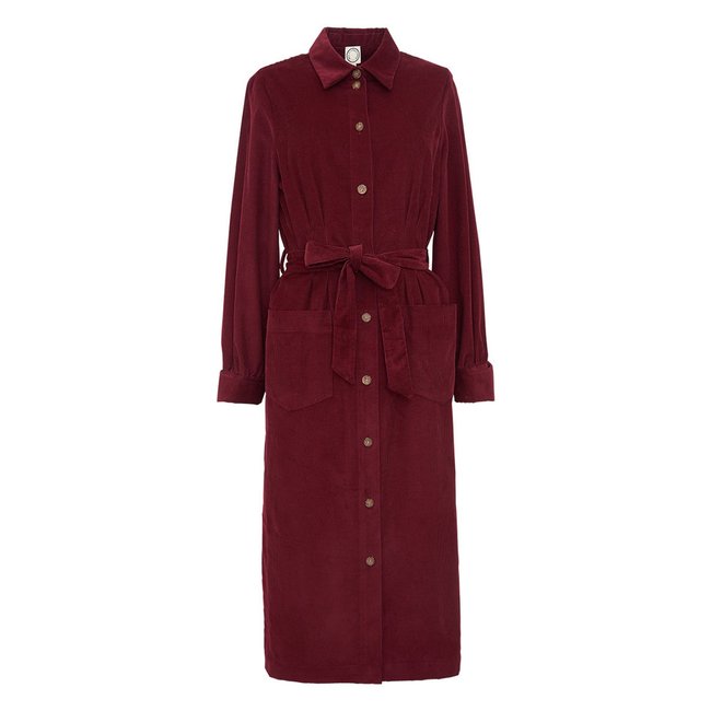 Robe Rosabella prune velours - INES DE LA FRESSANGE PARIS