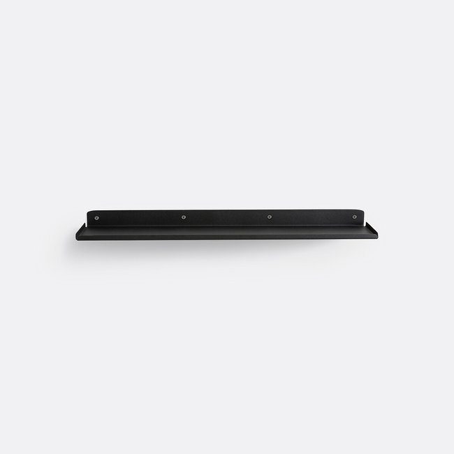 Acia L60cm Metal Wall Shelf, black, LA REDOUTE INTERIEURS