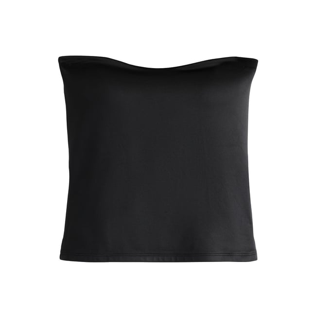 Caraco en microfibre avec maintien intégré noir <span itemprop=
