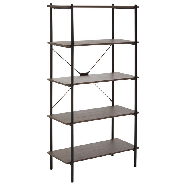 Harlan Oak Bookshelf, brown, SO'HOME