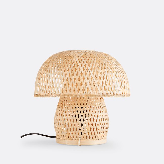 Lampada da tavolo, afungo, bambù, Blini naturale LA REDOUTE INTERIEURS