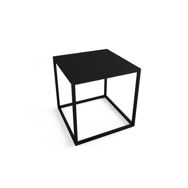 Table d'appoint SOLI X Couleur noir <span itemprop=