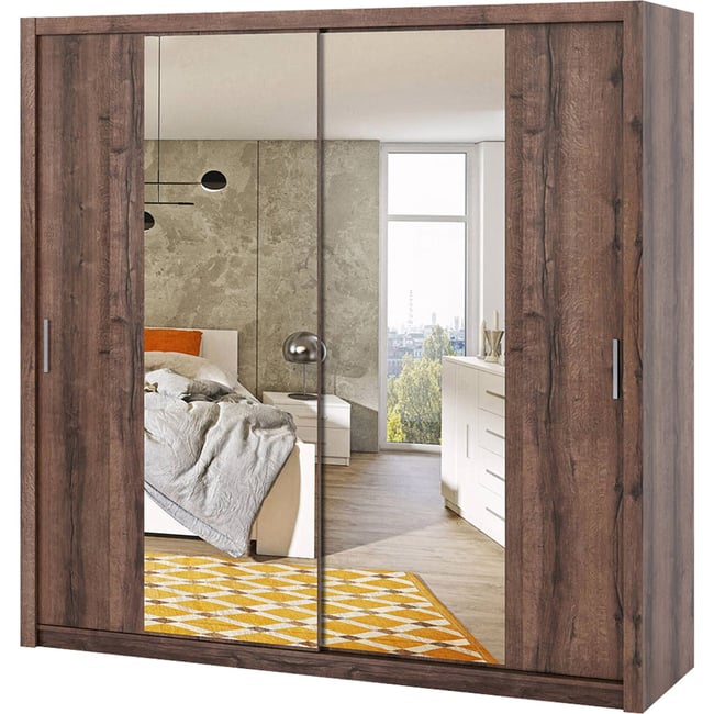 Armoire avec miroir et rangement RINKER - RECOLLECTION