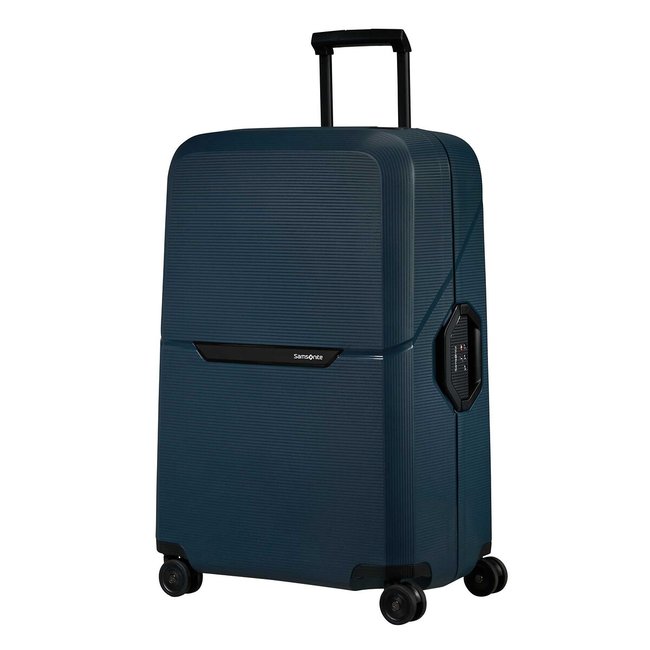 Mala de viagem grande Magnum Eco, 75 cm, Azul Meia-noite, da Samsonite azul <span itemprop=