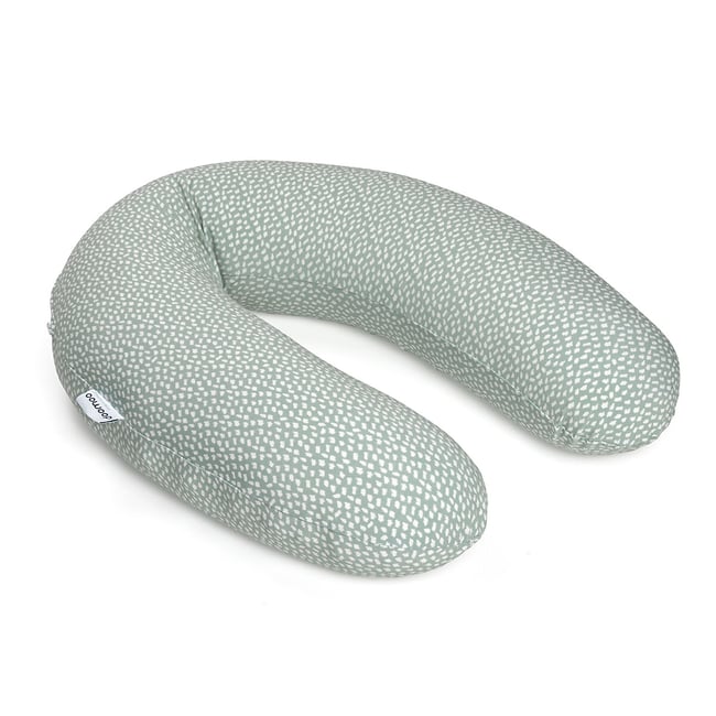 Coussin de grossesse et d'allaitement Buddy vert <span itemprop=