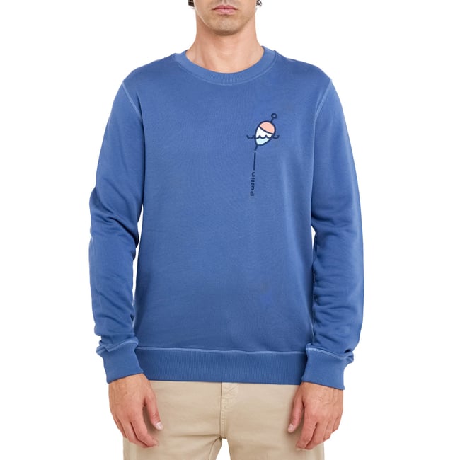 SWEAT BOUCHON bleu <span itemprop=