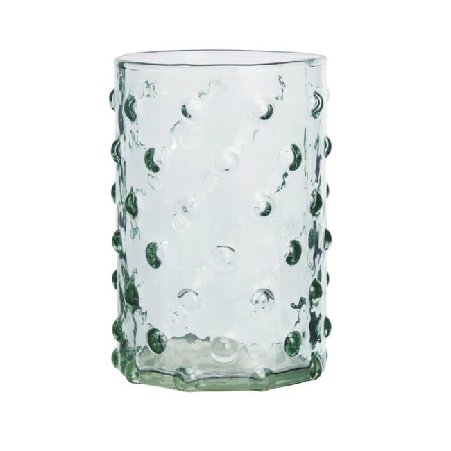 Verre à eau texturé à pois - MADAM STOLTZ