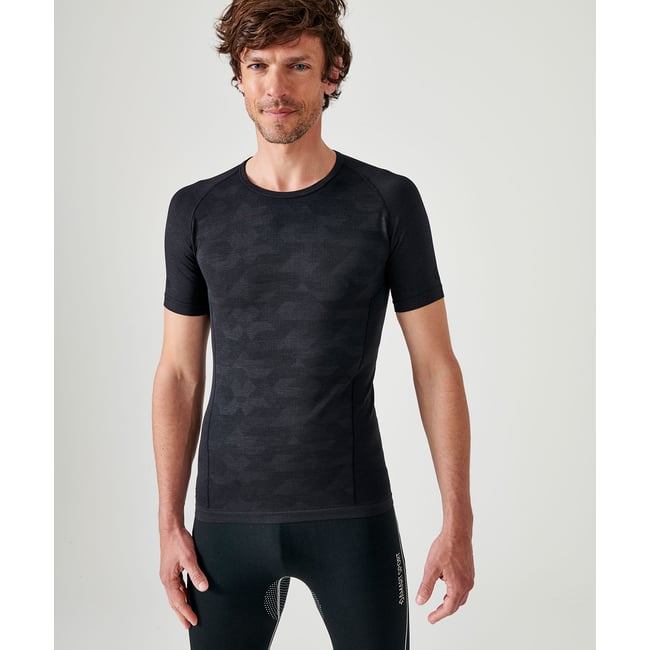 T-shirt Dynamic Climatyl noir <span itemprop=