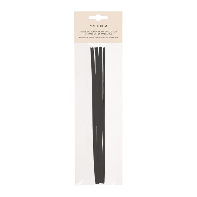 Tiges pour diffuseur de parfum 40 cm Couleur noir <span itemprop=