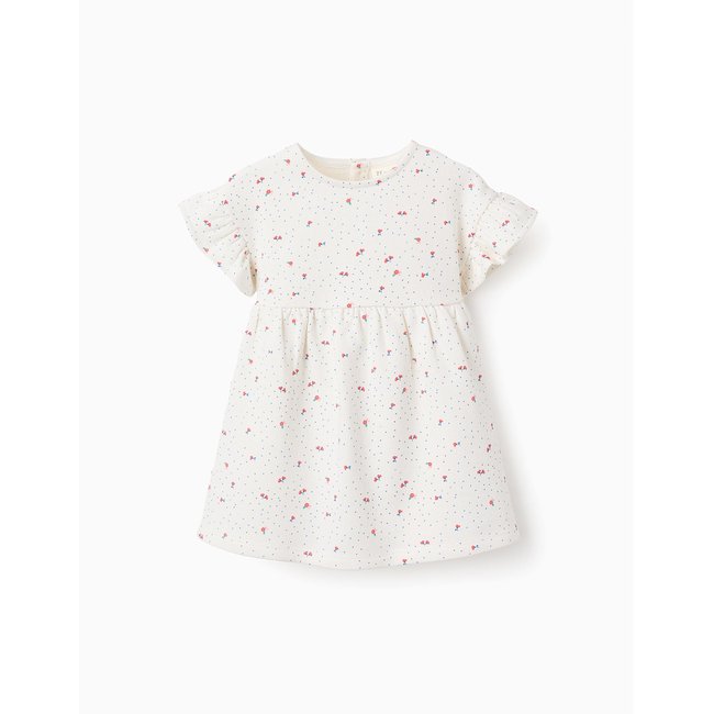 Robe Florale beige clair <span itemprop=
