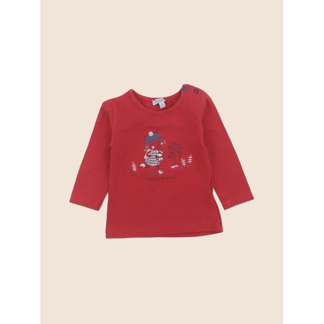 Tee-shirt - Très bon état rouge <span itemprop=