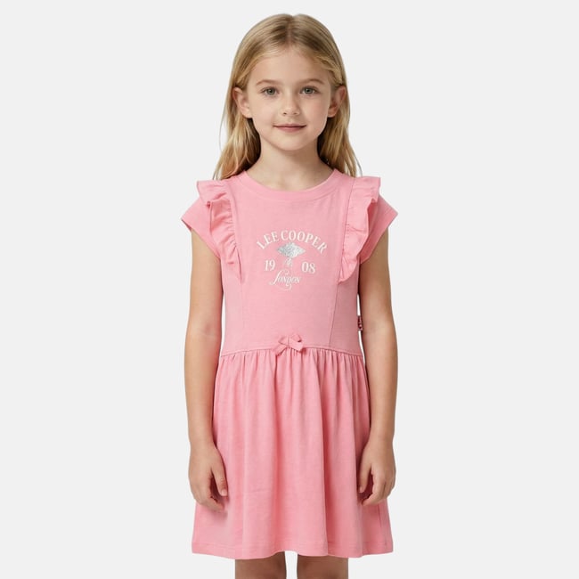 Robe manches courtes, col rond et coupe évasée BOHÈME - LEE COOPER
