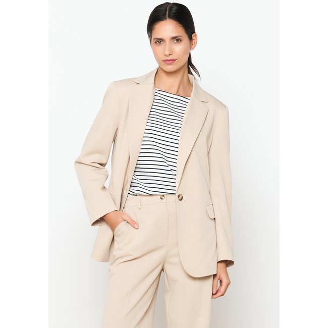 Veste de tailleur lt beige <span itemprop=