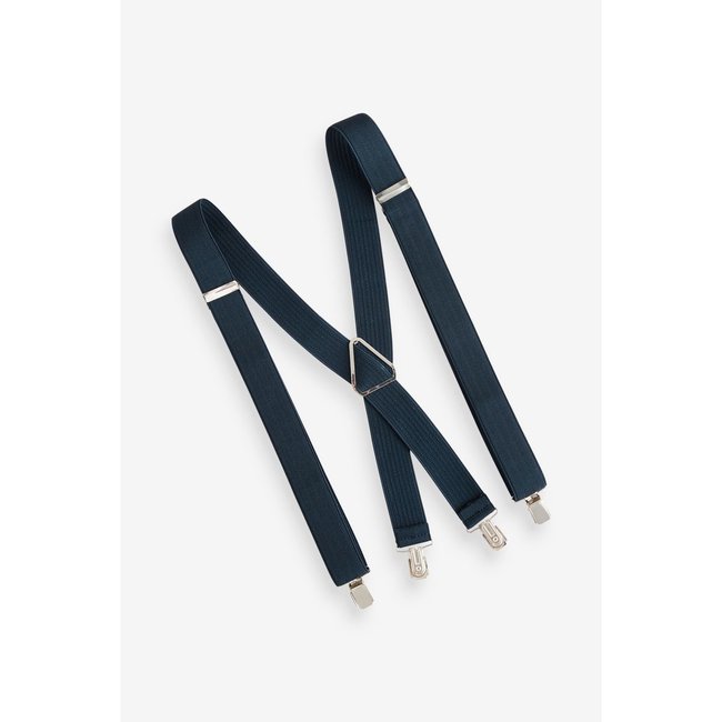 Bretelles larges à chevrons bleu marine <span itemprop=