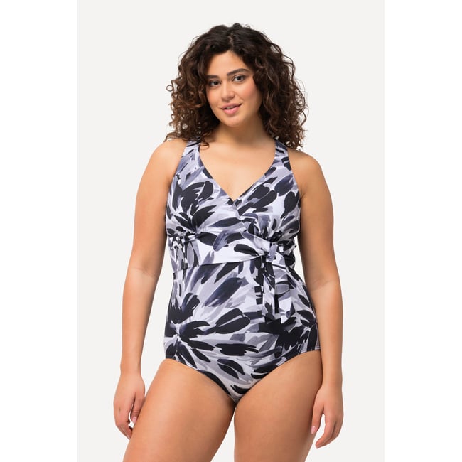 Maillot de bain aspect dos nu noir <span itemprop=