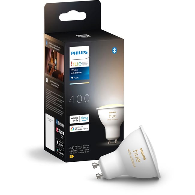 Ampoule LED connectée GU10 White Ambiance - PHILIPS HUE