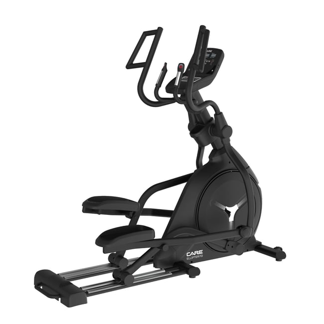 Vélo elliptique ELLIPTER FD LED auto-alimenté - CARE - ergomètre connecté noir <span itemprop=