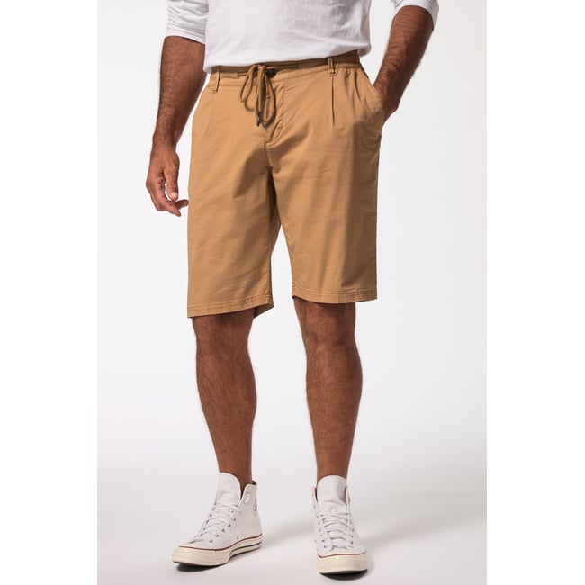 Bermuda chino coupe ventre confort chameau <span itemprop=