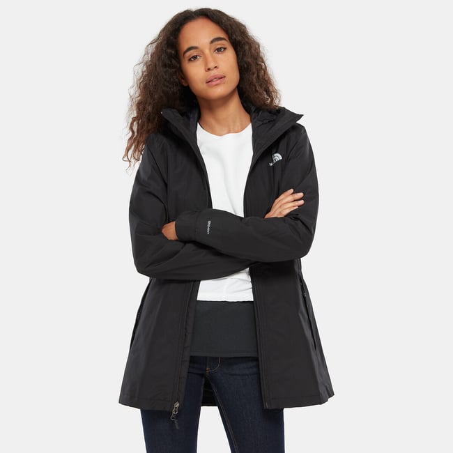 Parka Hikesteller zippée à capuche noir <span itemprop=