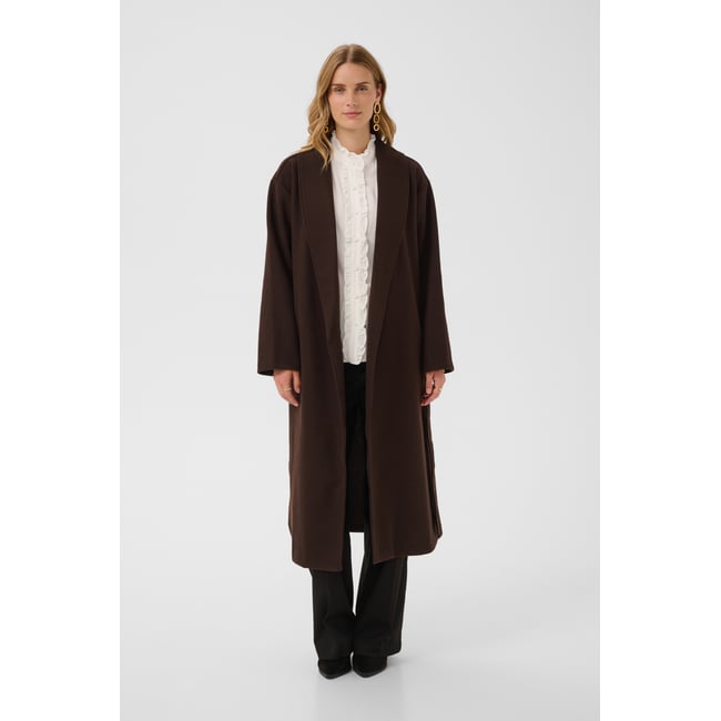 Manteau marron java <span itemprop=