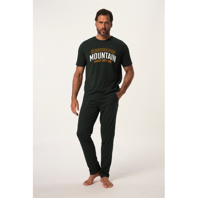 Pyjama deux pièces Homewear vert sapin <span itemprop=