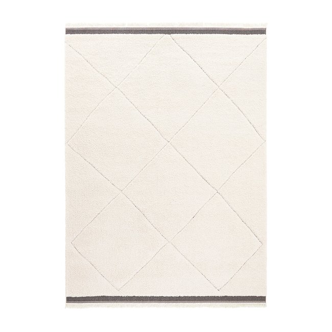 Alfombra de estilo bereber XL, Tonia crudo/negro <span itemprop=