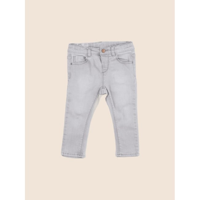 Jean - Bon état gris <span itemprop=