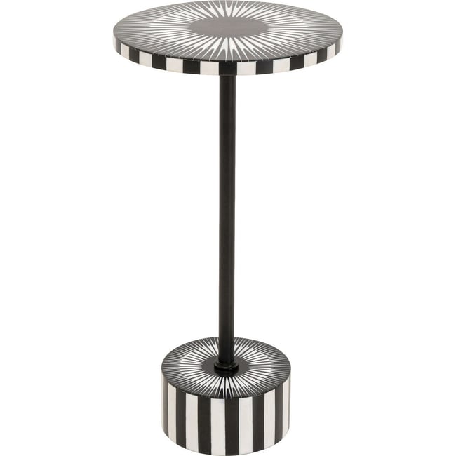 Table d appoint Iris Ø25cm noir <span itemprop=