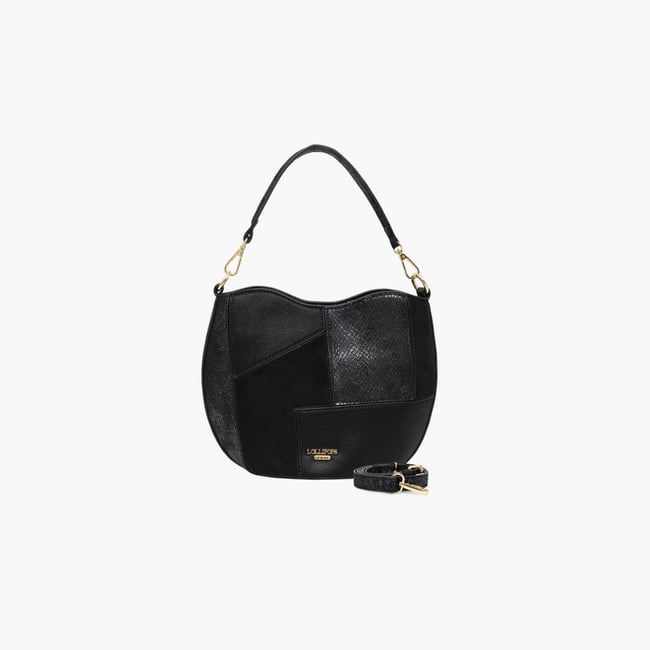 Petit sac seau  Trusty noir,doré <span itemprop=