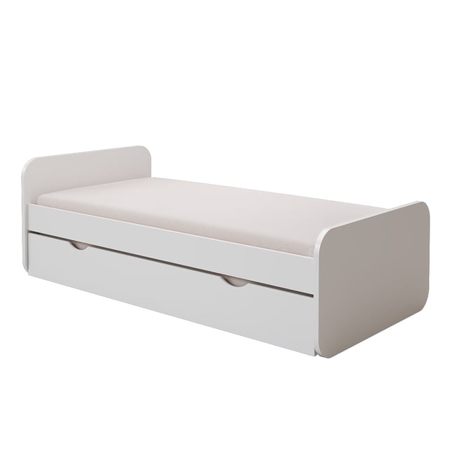 Pack lit gigogne avec 2 matelas Bois massif  LUPIN - AKITEN RETAIL
