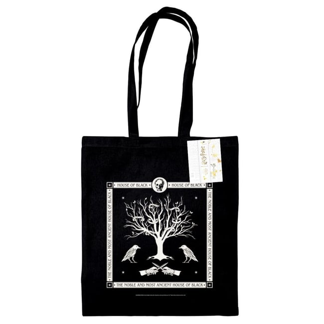 Tote bag HOUSE OF BLACK noir <span itemprop=