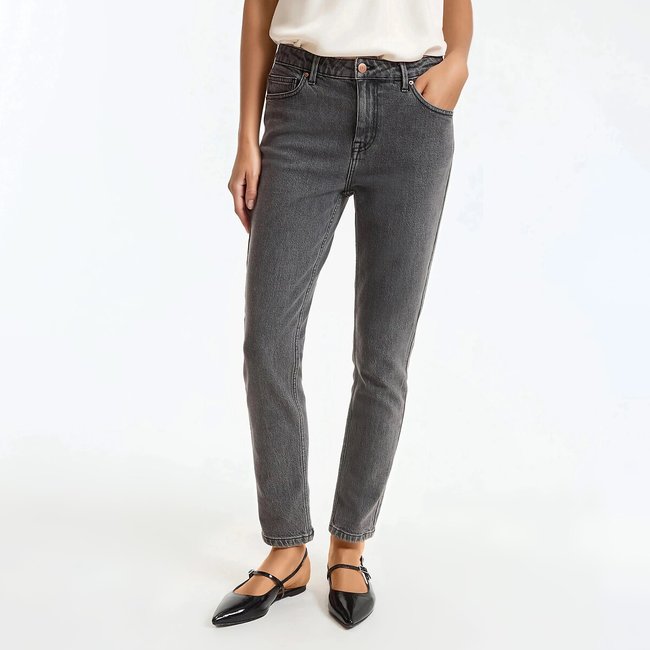 Jean slim  gris <span itemprop=