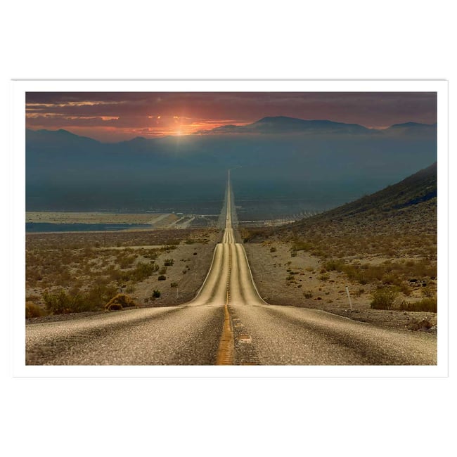 Affiche paysage roadtrip - HEXOA