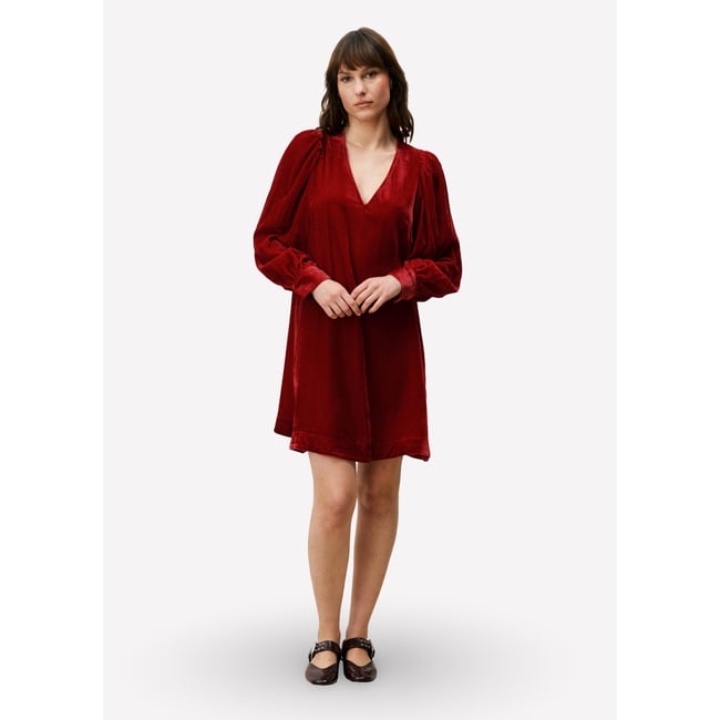 Robe  KELLY rouge <span itemprop=