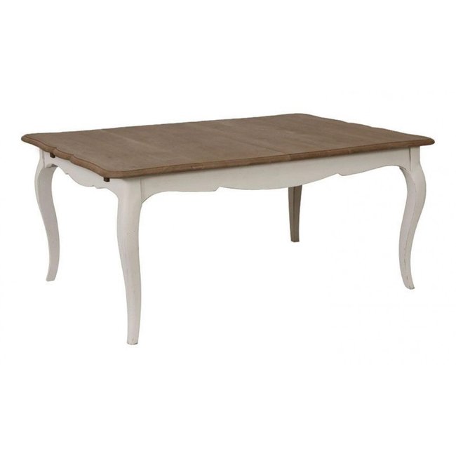 Table rectangulaire extensible pour 12 à 14 Couleur blanc <span itemprop=