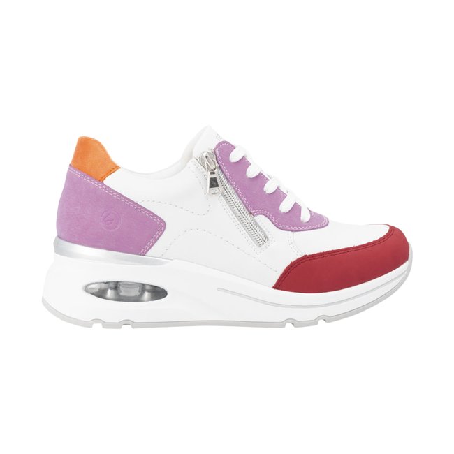 Basket Cuir Morelia combinaison beige <span itemprop=