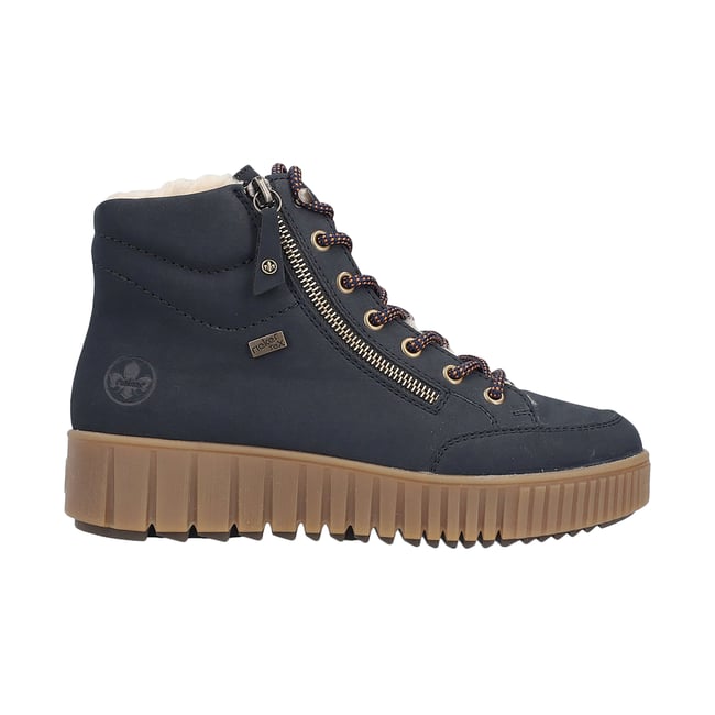 Basket Montante à Lacets Pazifik bleu <span itemprop=