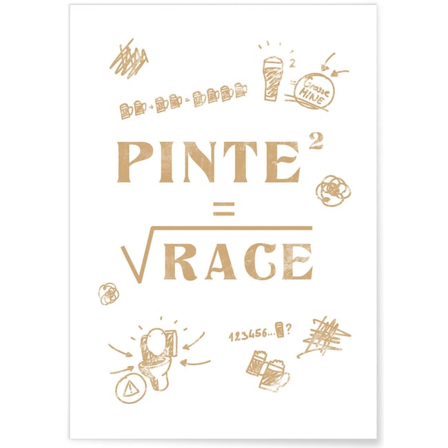 Affiche 'Racine carré' Couleur blanc <span itemprop=