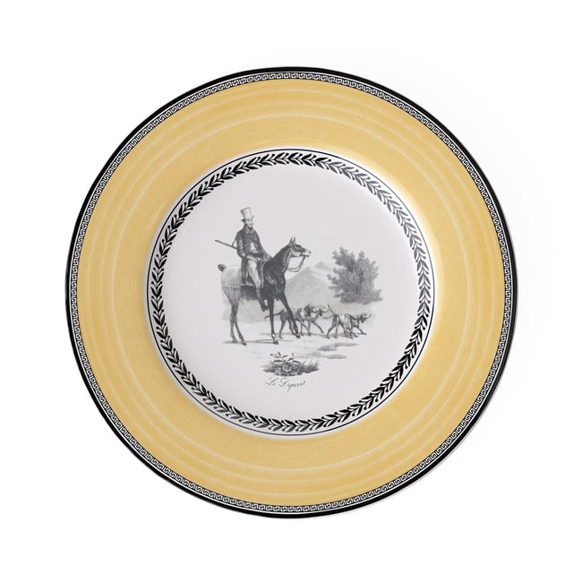 Assiette Plate AUDUN Couleur multicolore <span itemprop=