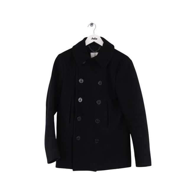 Manteau - Très Bon État noir <span itemprop=